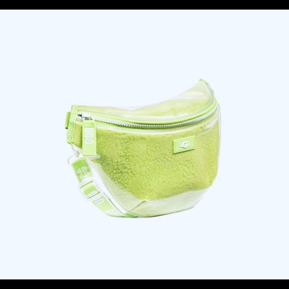 UGG Nasha Yellow Pollen Clear Fanny Pack Belt Bag OS NWT - Picture 1 of 14